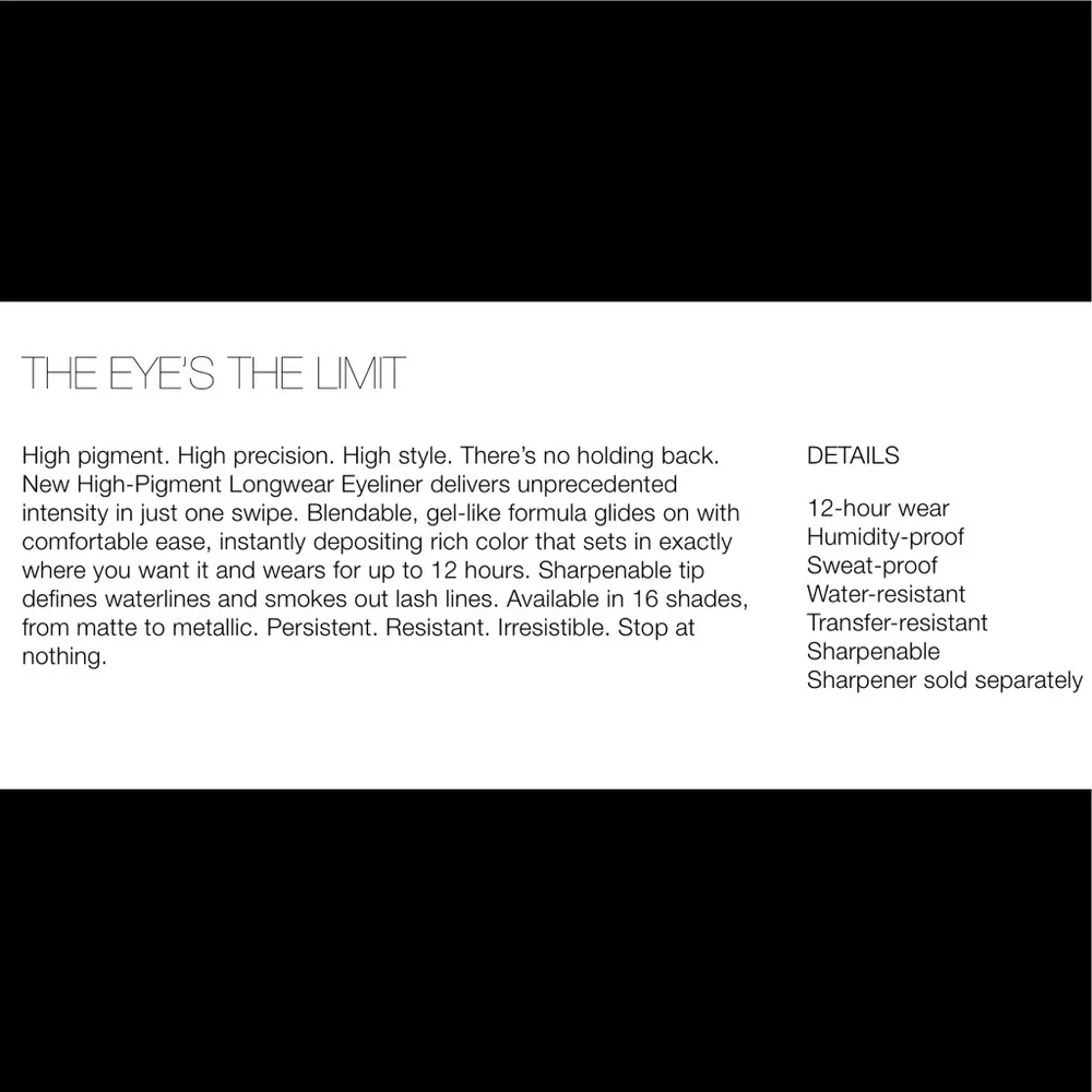 NARS Longwear Eyeliner